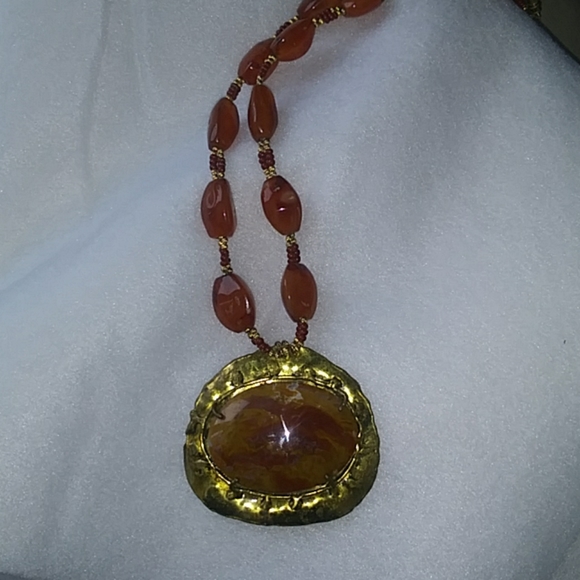 Red Carnelian/Red Agate pendant - Picture 4 of 7